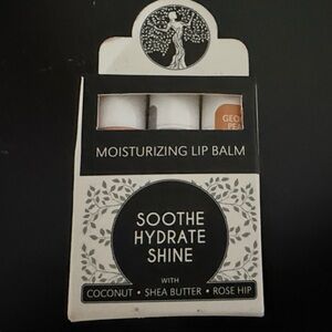 Moisturizing Lip Balm Trio - Soothe Hydrate Shine